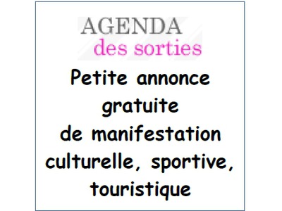 AGENDA des sorties